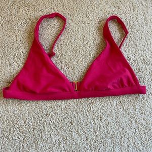 Red Koana Bikini Top